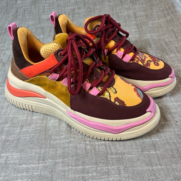 FARM Rio Shoes - FARM‎ Rio Tropical Vibe Leafy Print Platform Sneakers Women’s 8